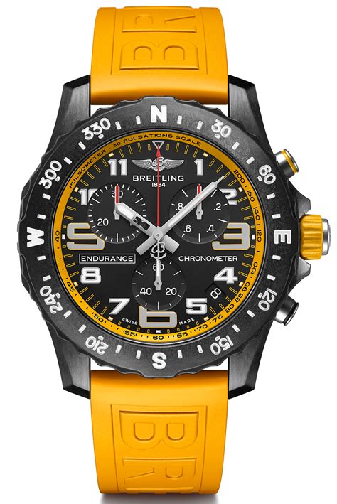 breitling watch yellow